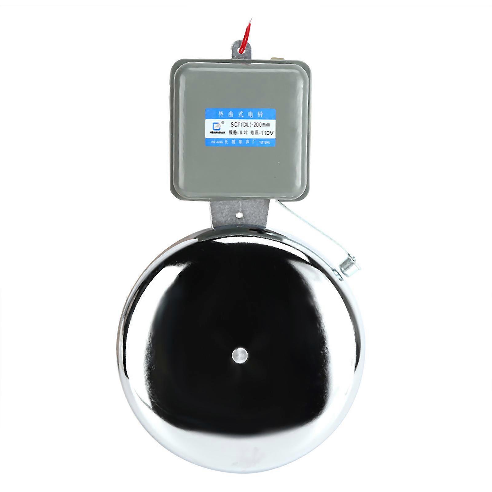 20cm Multi-function Electric Bell for Schools, Factories, Agencies, 110V