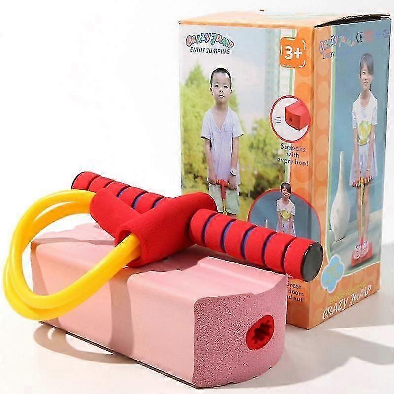 Children Jumping Pole Sound Frog Bouncer With Colorful Lights Sports Bouncing Power