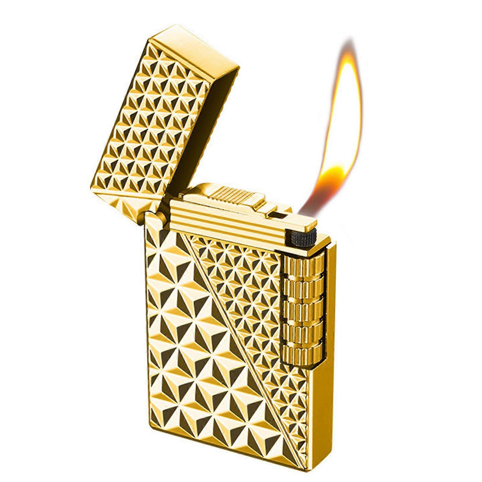 Open Flame Personality Lighter Premium Sturdy Metal Construction for Outdoor Camping