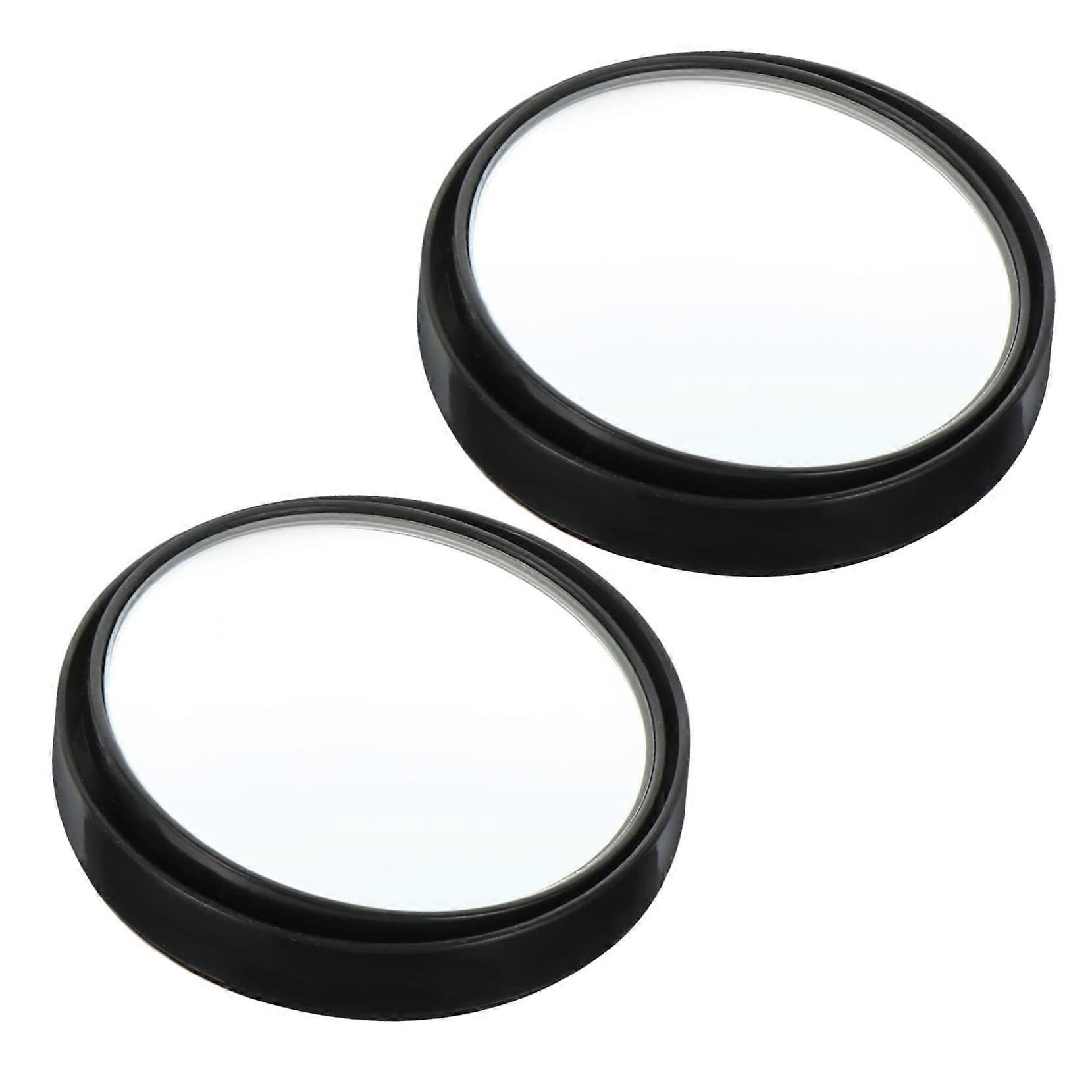 Car Mirrors 1 Pair Wide Angle Reversing Auxiliary Mirrors Universal Fit All Vehicles Easy Installation
