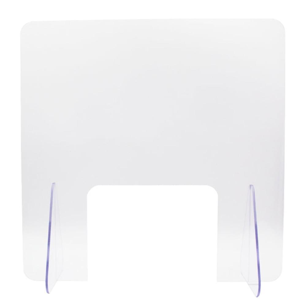 Sneeze Guard Acrylic Partition Transparent Shield Countertop Barrier Shield Office 40.00X40.00X0.30CM