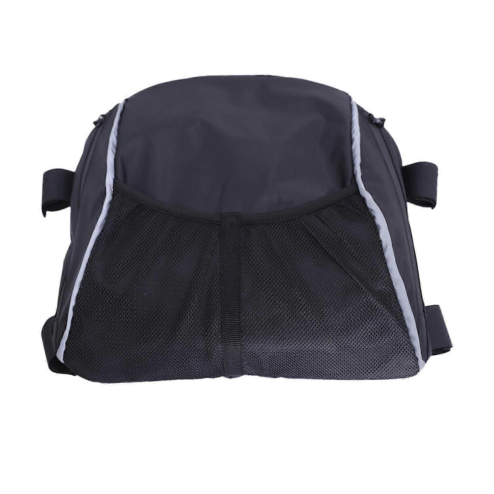Kayak Mesh Bag Storage Pouch Seat Back Pocket For Kayaks With Reflective Stripe Black