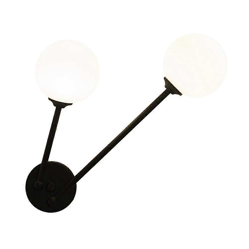 Applique murale à double boules pour éclairage de salon