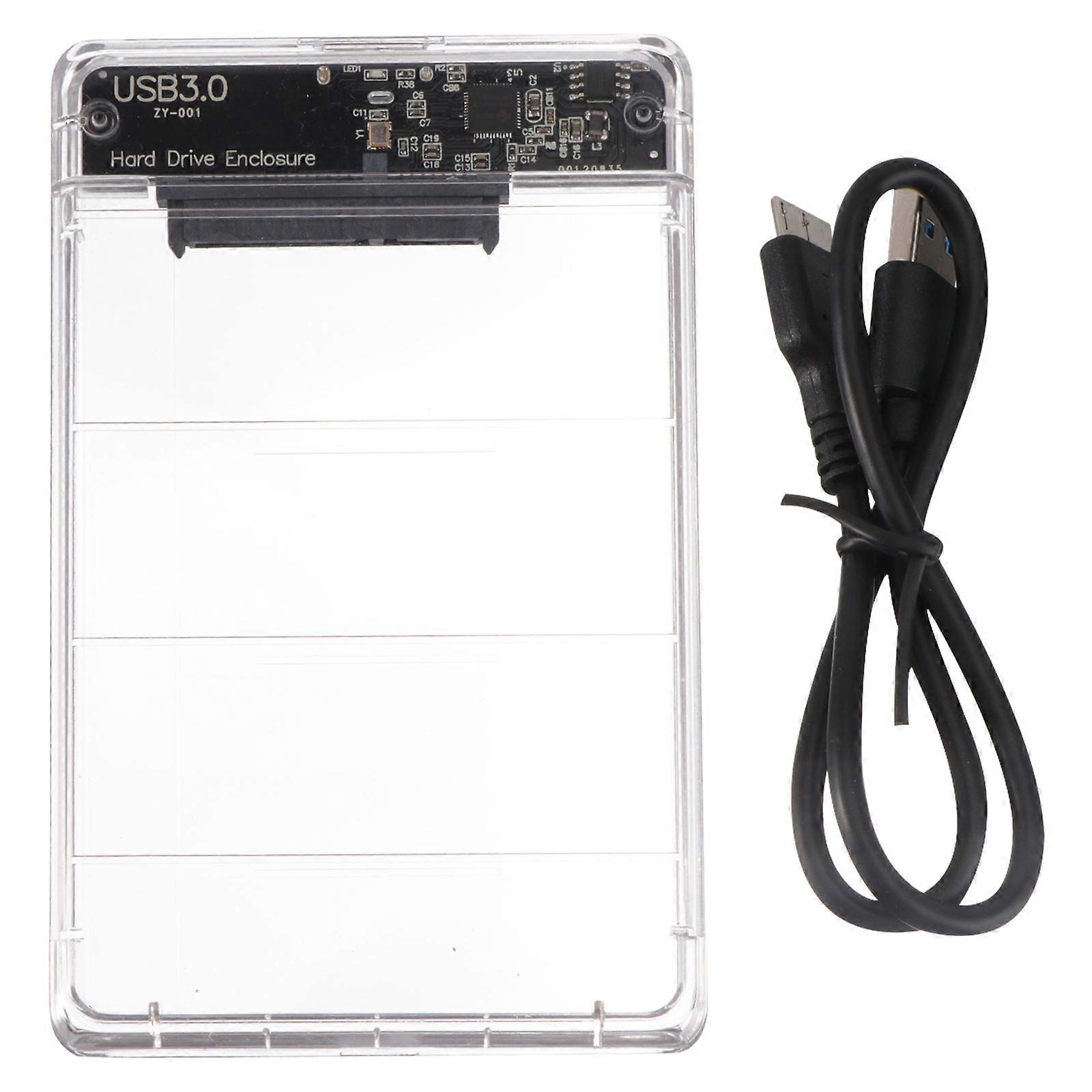 Hard Drive Case Plastic Portable Hard Drive Protection Box for 1Pcs