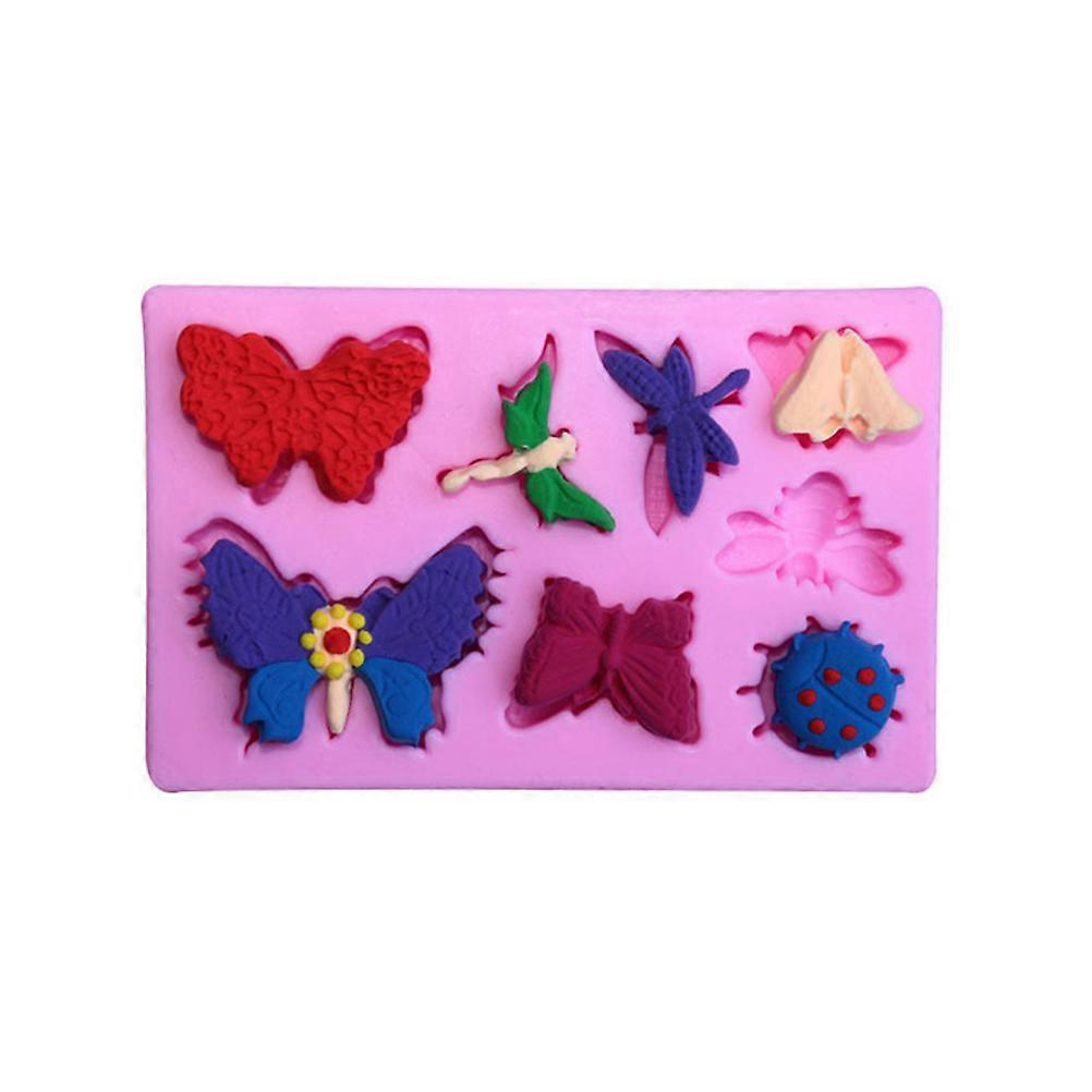 Nonstick Silicone Candy Moulds for Kitchen 2Pcs Insect Shapes