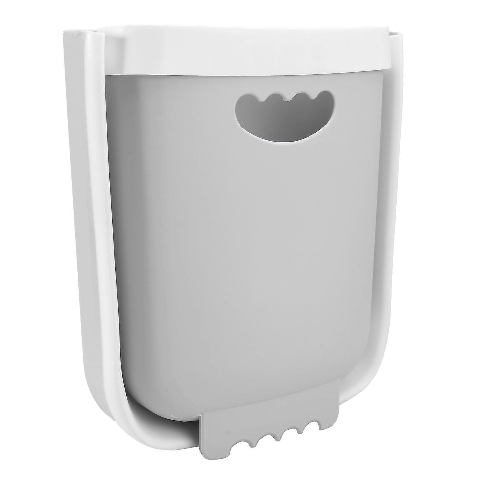 Home Use Folding Trash Can Wall-Mounted Waste Container 3Pcs