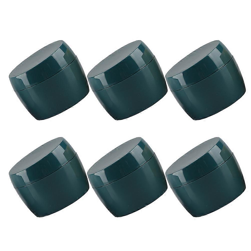 Lotion Container Cosmetic Jar for Storage Use 12Pcs Dark Green Plastic
