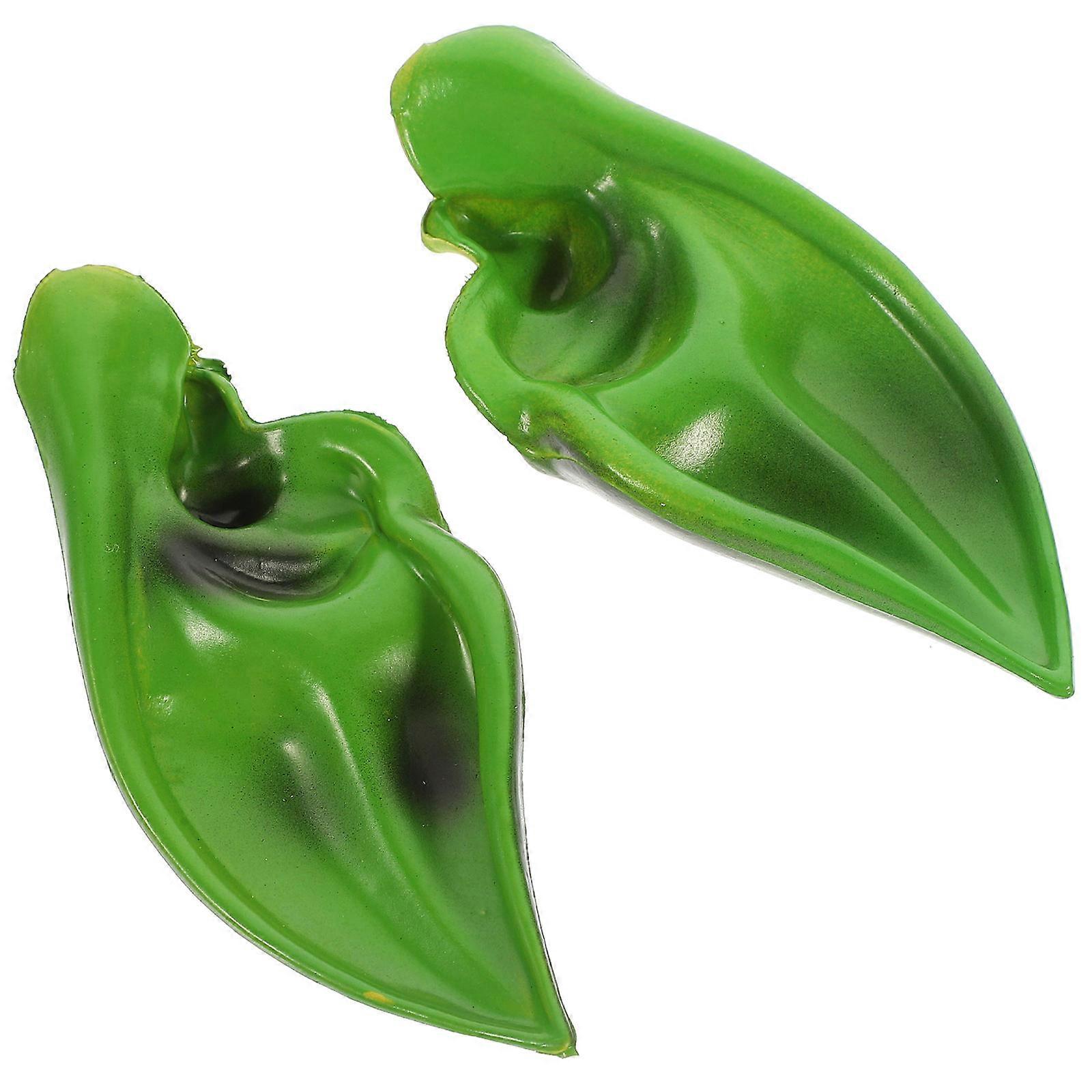 Green Fairy Ears Cosplay Ear Props for Party Use 2Pairs Comfortable