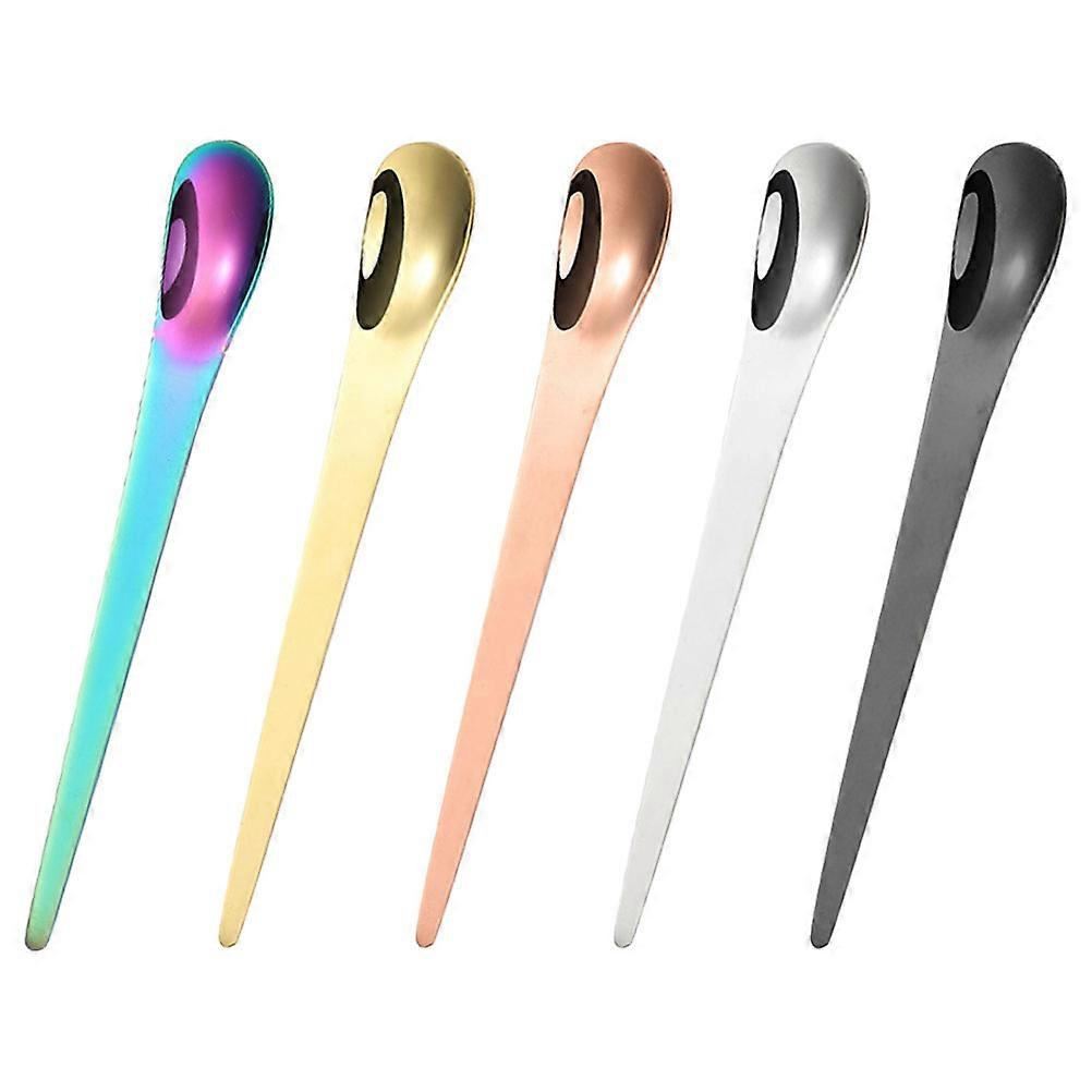 15 Pcs Corrosion Resistant Stainless Steel Mixing Spoons Ideal For Home Office Cafe Bar And Restaurant Smooth Surface Stirring