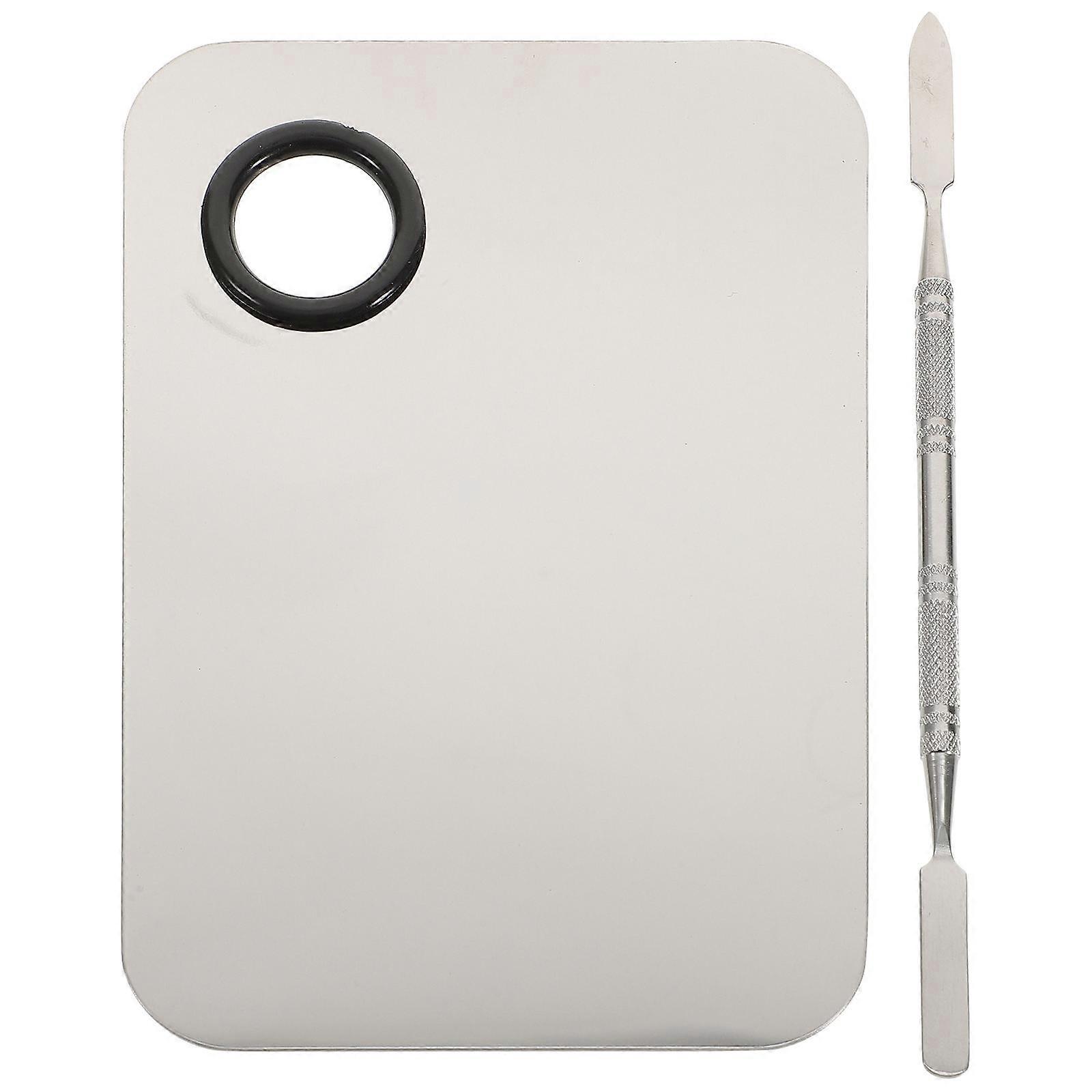 Blending Spatula Tools Set for Colour Modulation with Makeup Palette Plate