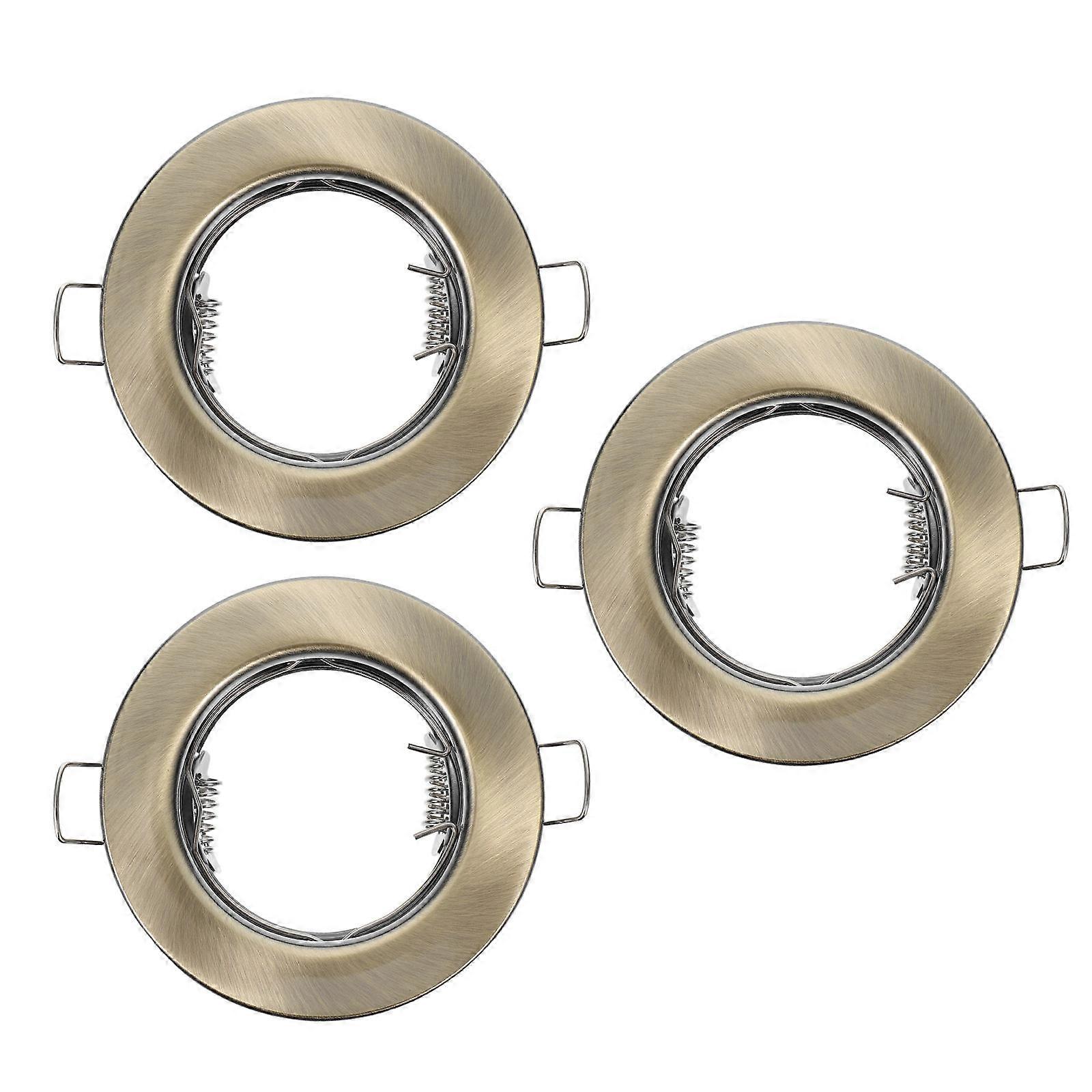 Recessed Lighting Trim Metal Fixture for Spotlight Use 9Pcs Frame Set