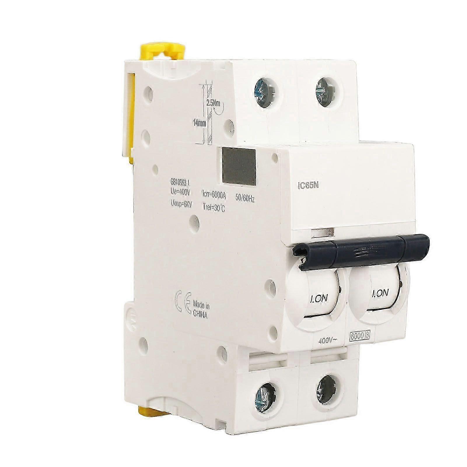 High quality  AC400V IC65N circuit breaker air switch 2P20A