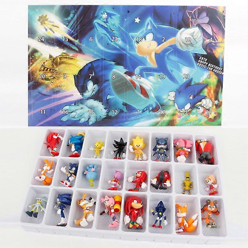 2025 Advent calendar Doll Toy Christmas 24 Day Countdown Calendar Surprise Box Gifts Sonic