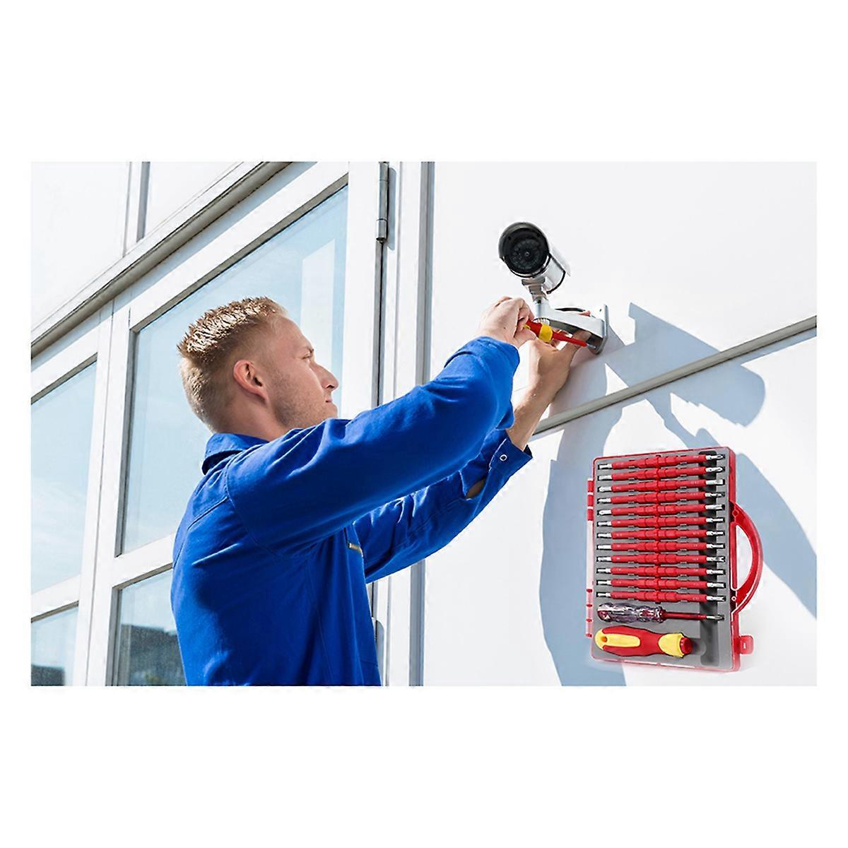 26-Pcs 1000V Insulated Electrician Screwdriver Set for Man with Case