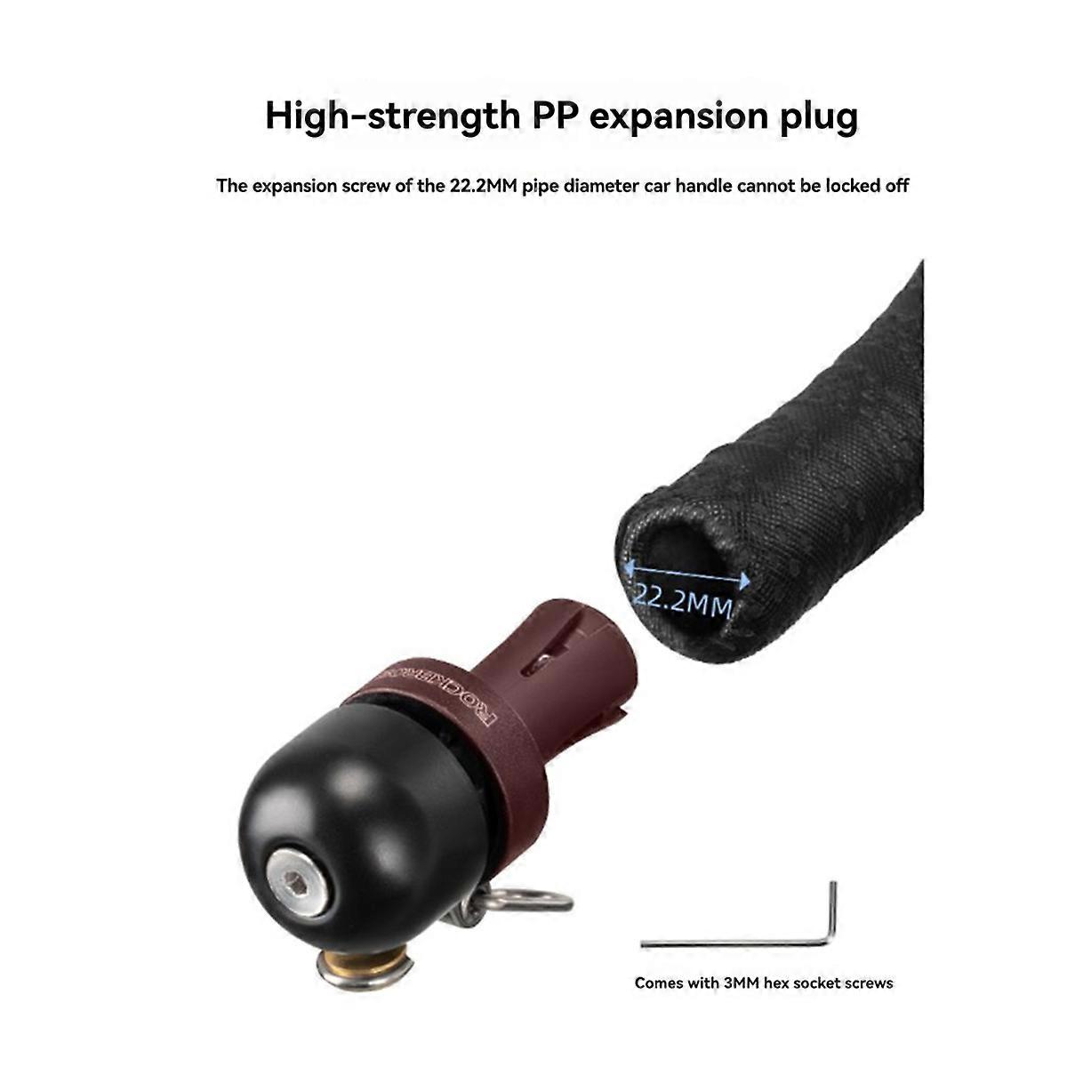  Handlebar Plug Bicycle Bell 80db Clear Loud Sound