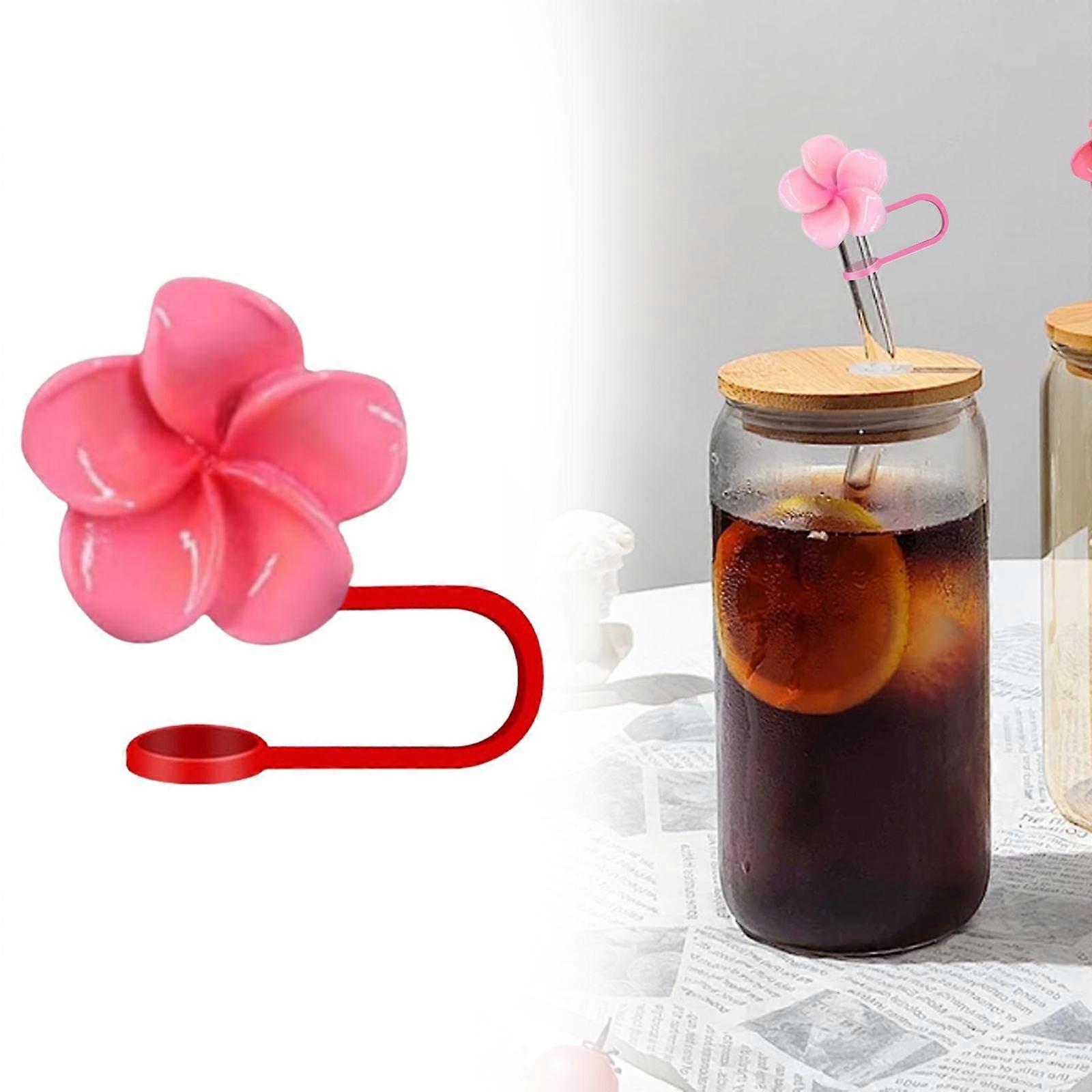 Savings! iZZZHH Cute & Reusable Plumeria Splash - Proof Topper - Ideal Drinking Tip Covers - Sealing Equipment