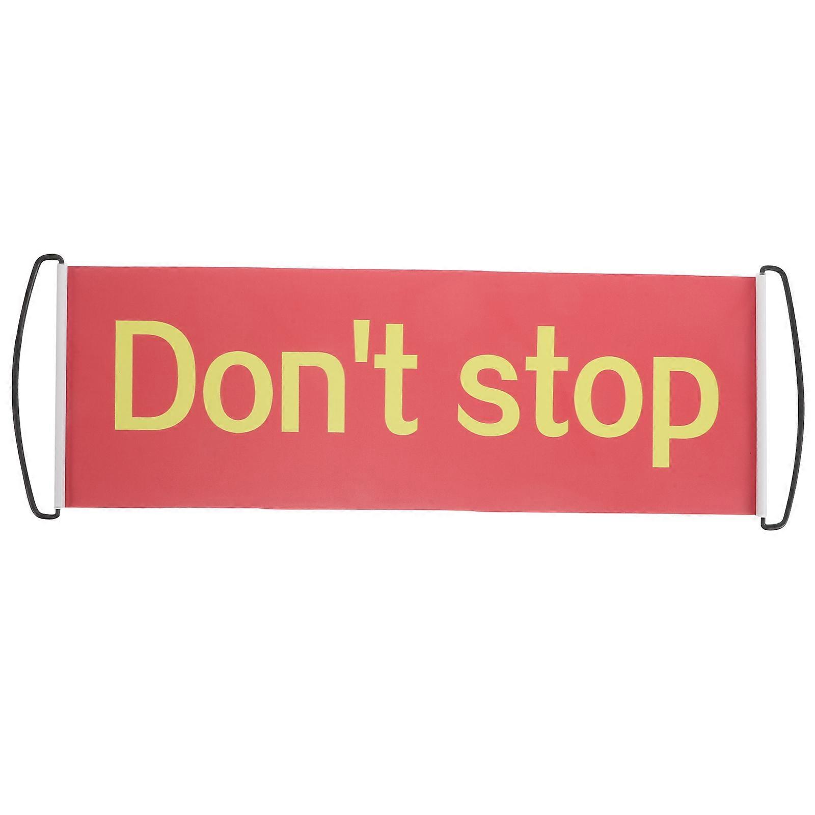 Interactive Applause Function Roll Up Banner for Concerts and Small Theaters Durable Red Material 1Set
