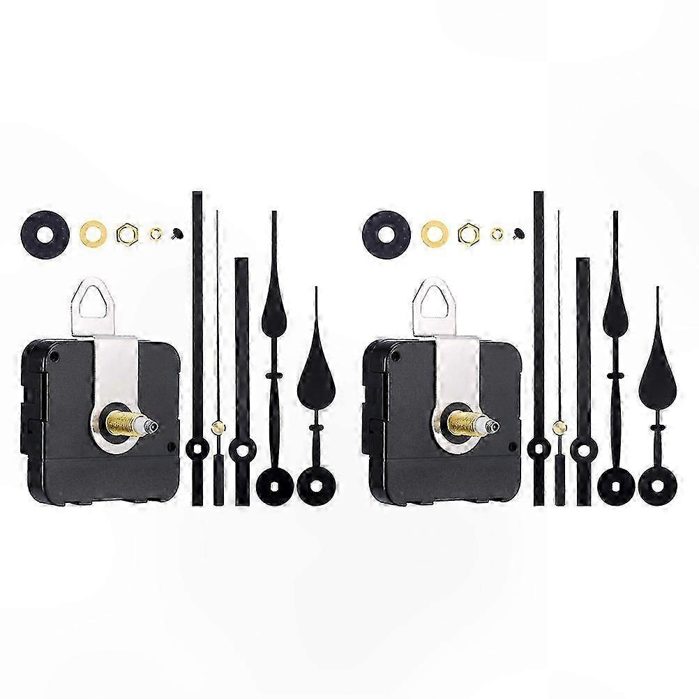 2 Pack High Torque Clock Movement Mechanism for DIY Repair Projects