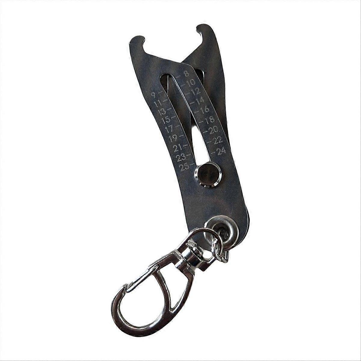 Nut & Bolt Thread Size Checker Bolt Size Finder Keychain 1pcs