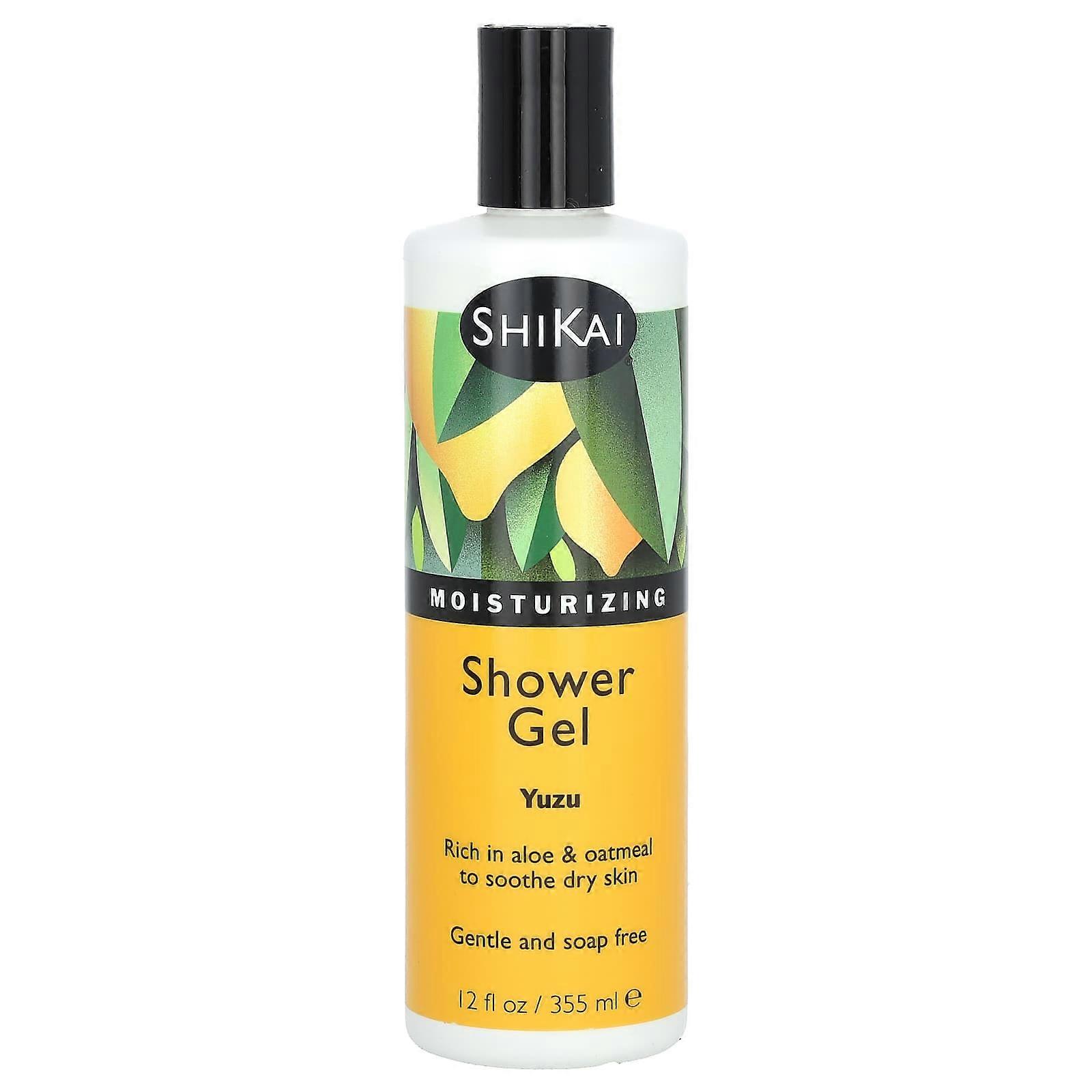 Moisturizing Shower Gel, Yuzu, 12 fl oz (355 ml)