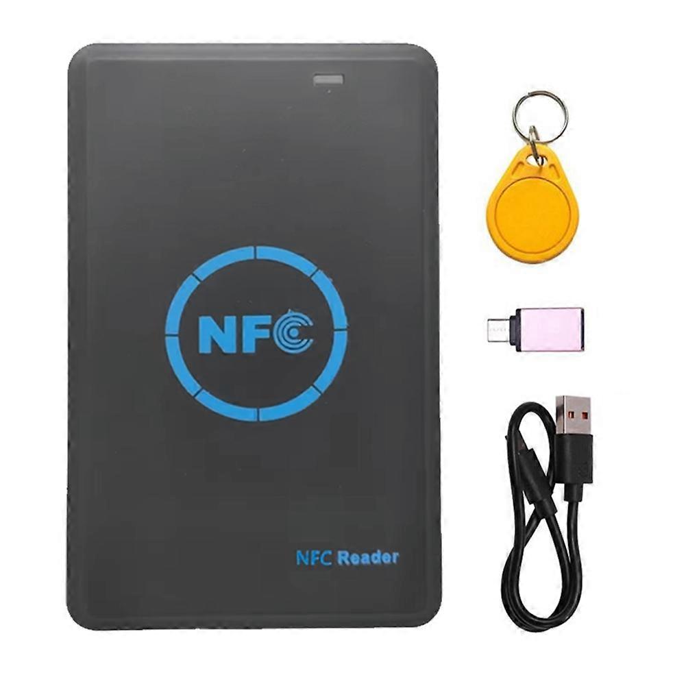 5-bands NFC Smart Chip Reader/Writer + 1XUID Sleutelhanger 125K 13,56M Kopieerapparaat HID Duplicator Tag Kloon ID IC
