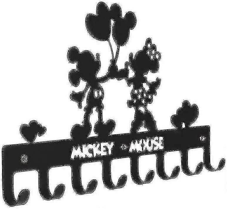 Rack With 8 Hooks | Wall Coat Rack Made Of Metal | Wall Key Hook | Wall Peg | Keychain Organizer For