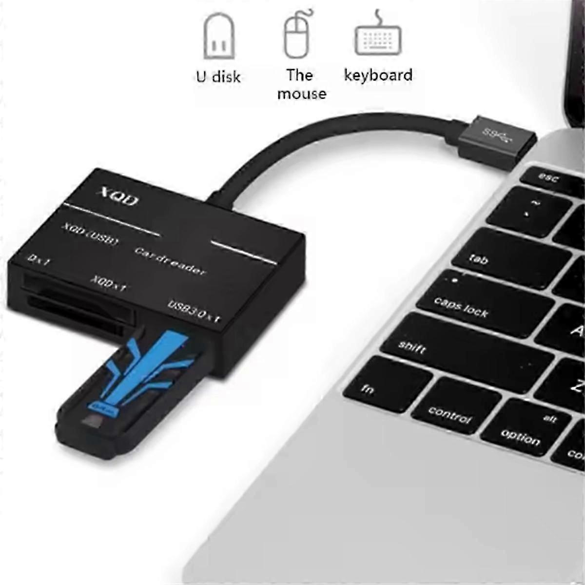 Type-C to XQD/SD High Speed Card Reader USB3.0 Camera Computer Kit Adapter
