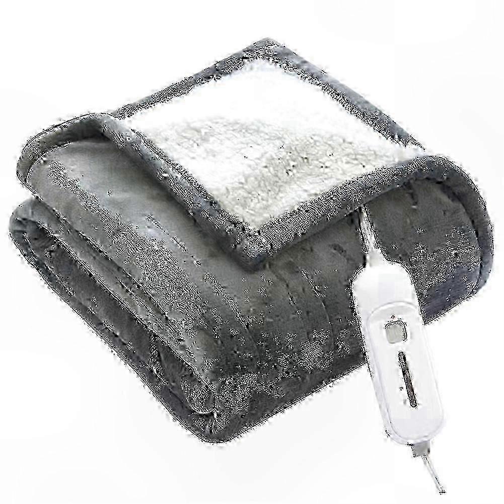 Electric Heating Throw Blanket, Fast Warm-up, 62x84 Inch, Thermostat Control With Timer, Eu Plug-compatible Miao7
