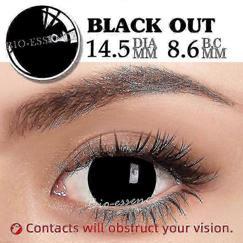 Βιο-ουσία 1 ζευγάρι sharingan φακοί επαφής για τα μάτια Φακοί Cosplay Anime Φακός Uchiha Sasuke Hatake Kakashi Φακοί