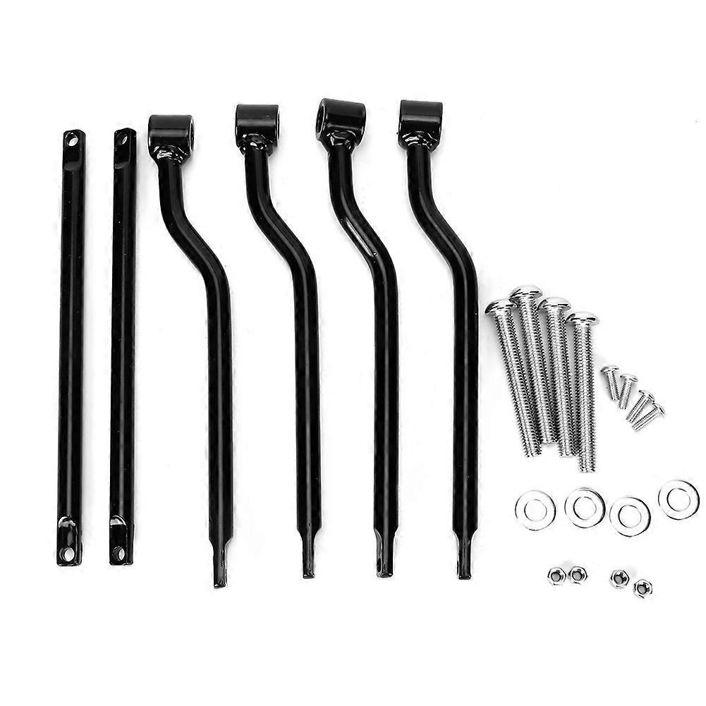 Motorcycle side bag bracket for universal mount support accessory