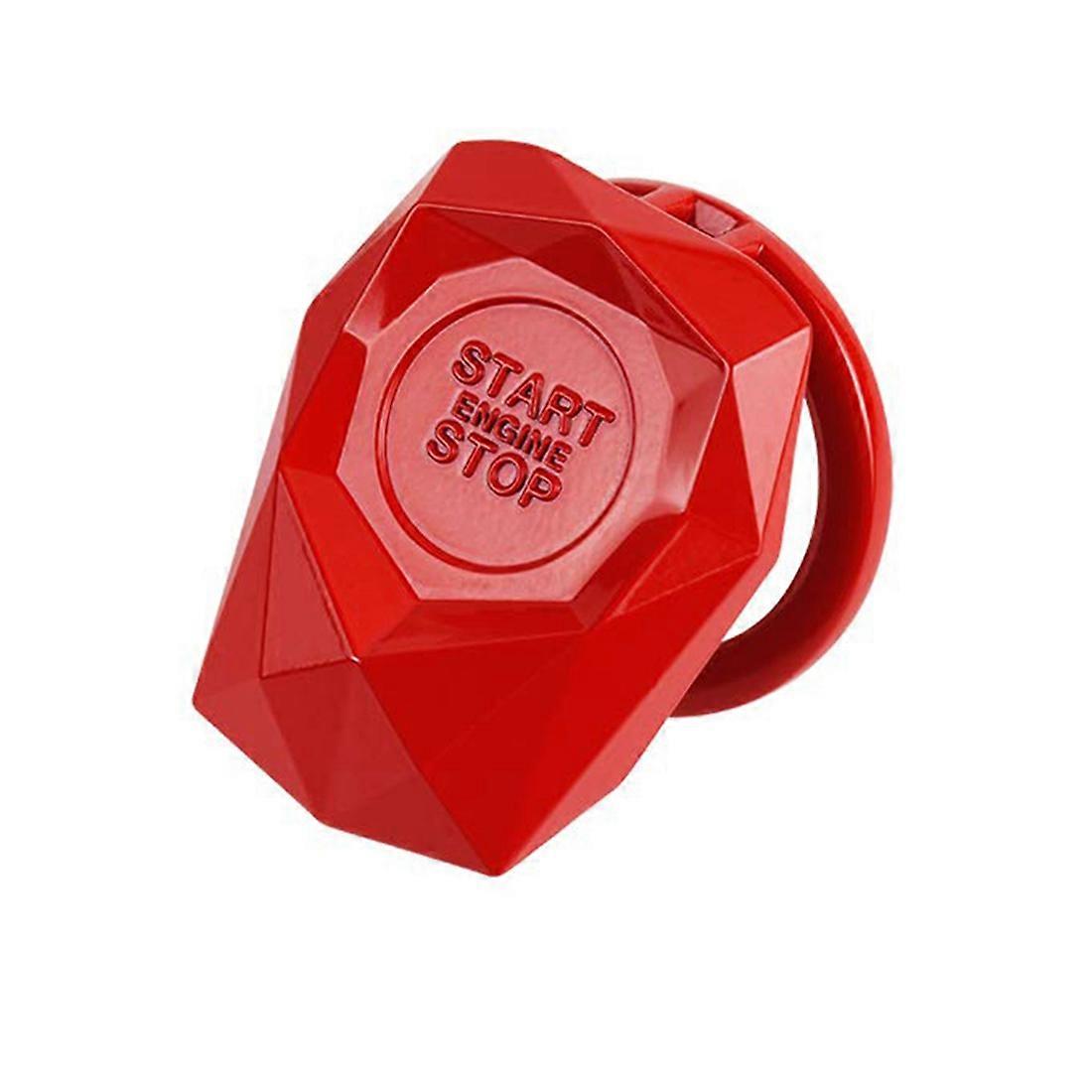 Car Engine Start Stop Button Cover Trim Push Button Switch Interior Accessories Car Decorative Start Stop Button Caps