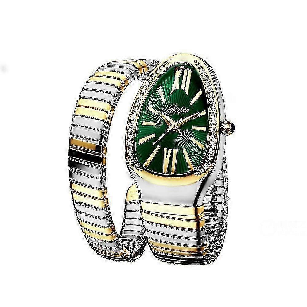 Women's Snake Shape Bangle Bracelet Watch