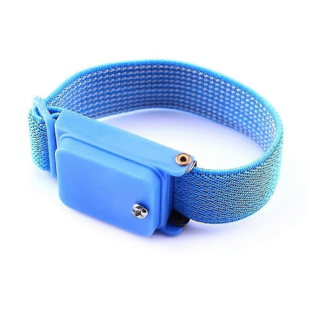 Wireless Electrostatic Bracelet Blue Anti-static Cordless Adjustable Wrist Strap
