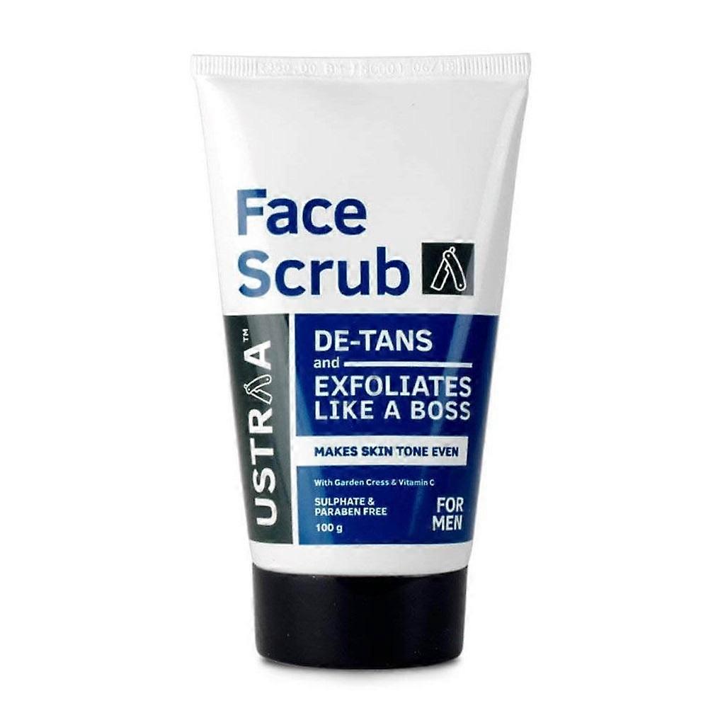 Facial scrub for men (100 g), Face Scrub De-Tan, Ustraa