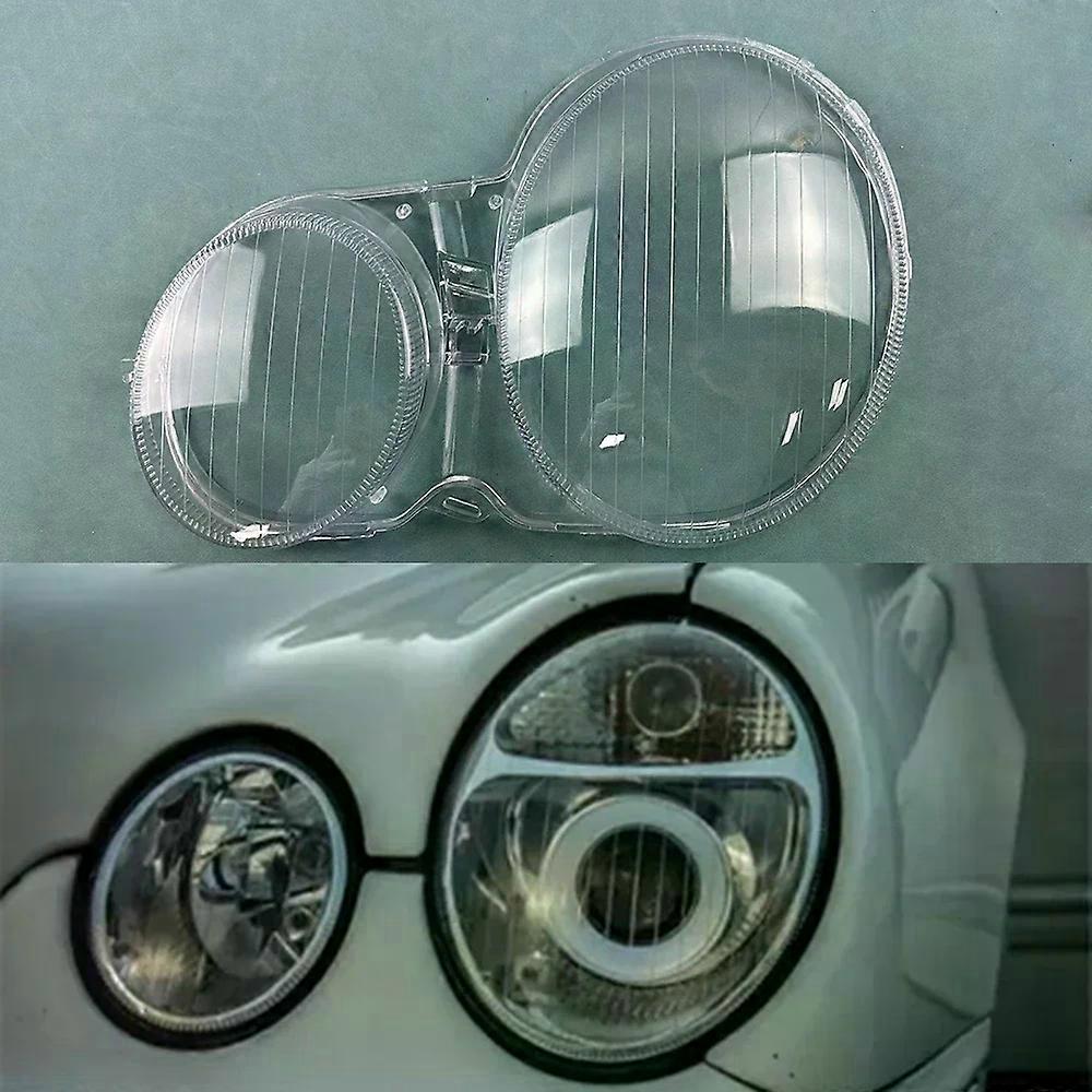 For Mercedes-Benz E-Class W210 E220 E240 E320 2002-2004 Lampshade Headlamp Cover Lamp Shell Mask Headlight Shade Plexiglass