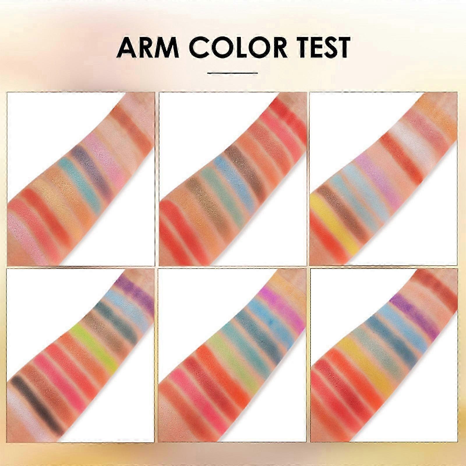 66 Color Matte Pearlescent Eyeshadow Lasting Non-flying Powder Eyeshadow