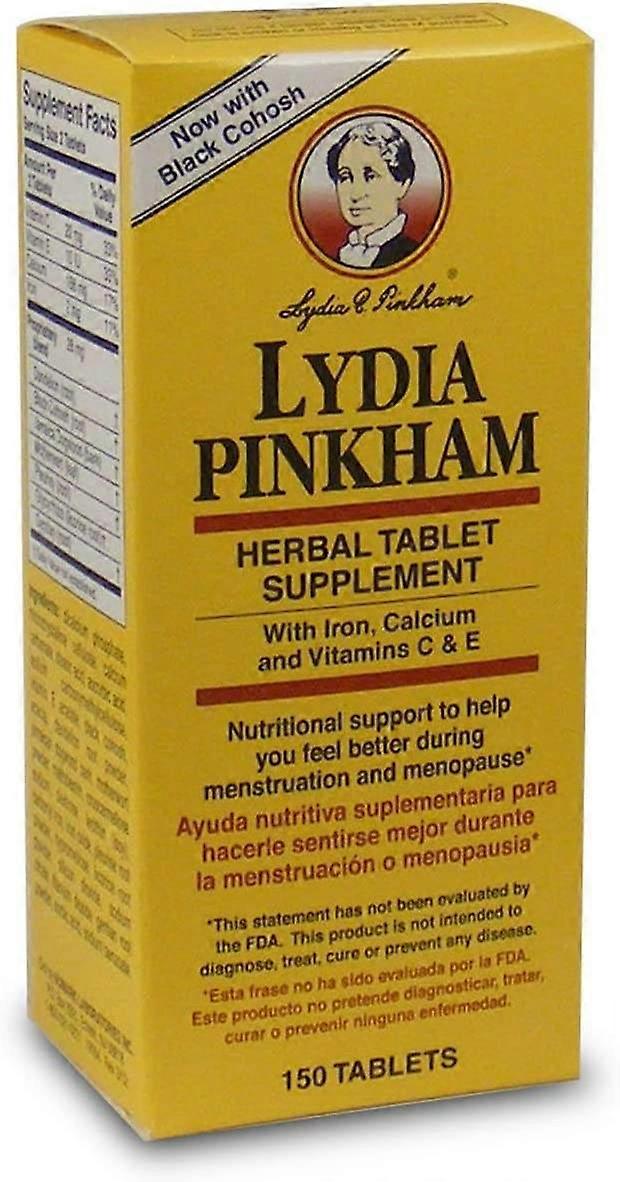 Lydia Pinkham Herbal Supplement, Tablets, 150 Ea