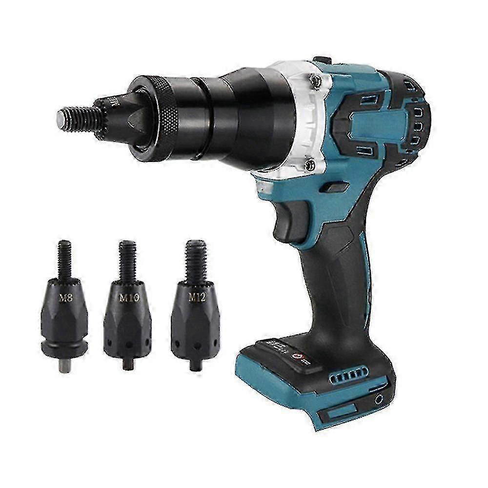 Powerful Brushless Electric Rivet Nut Machine Kit Automatic Electric Riveter Set Riveting Tool with