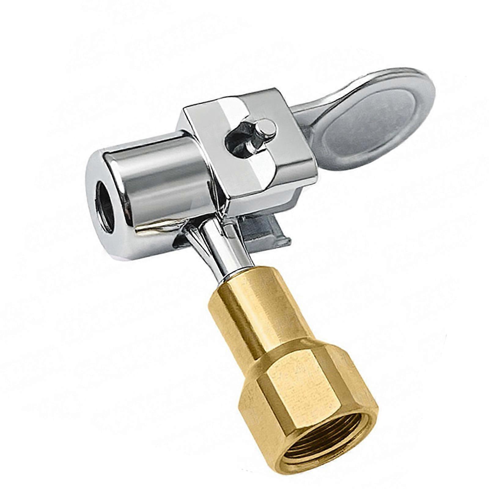 Leak Proof Tire Inflation Adapter with Replaceable Valves Core Specifically Designed for Truck Bus Double Wheel Systems Multicolor