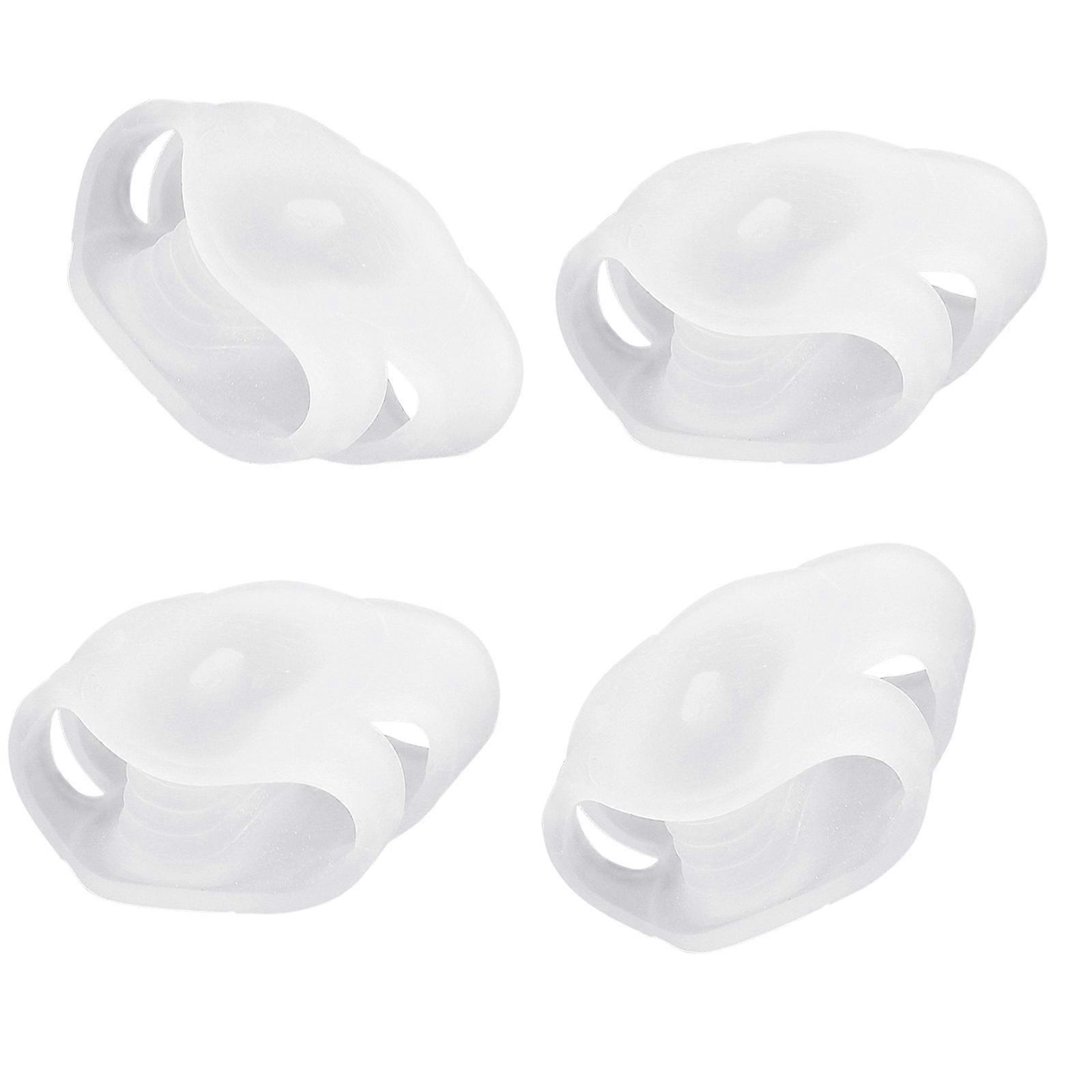 Toe Spreader For Bunions Pains Reduction Toe Separator Enhances Foot Daytime Nighttimes Wearable Solution 1pair  Transparent color os