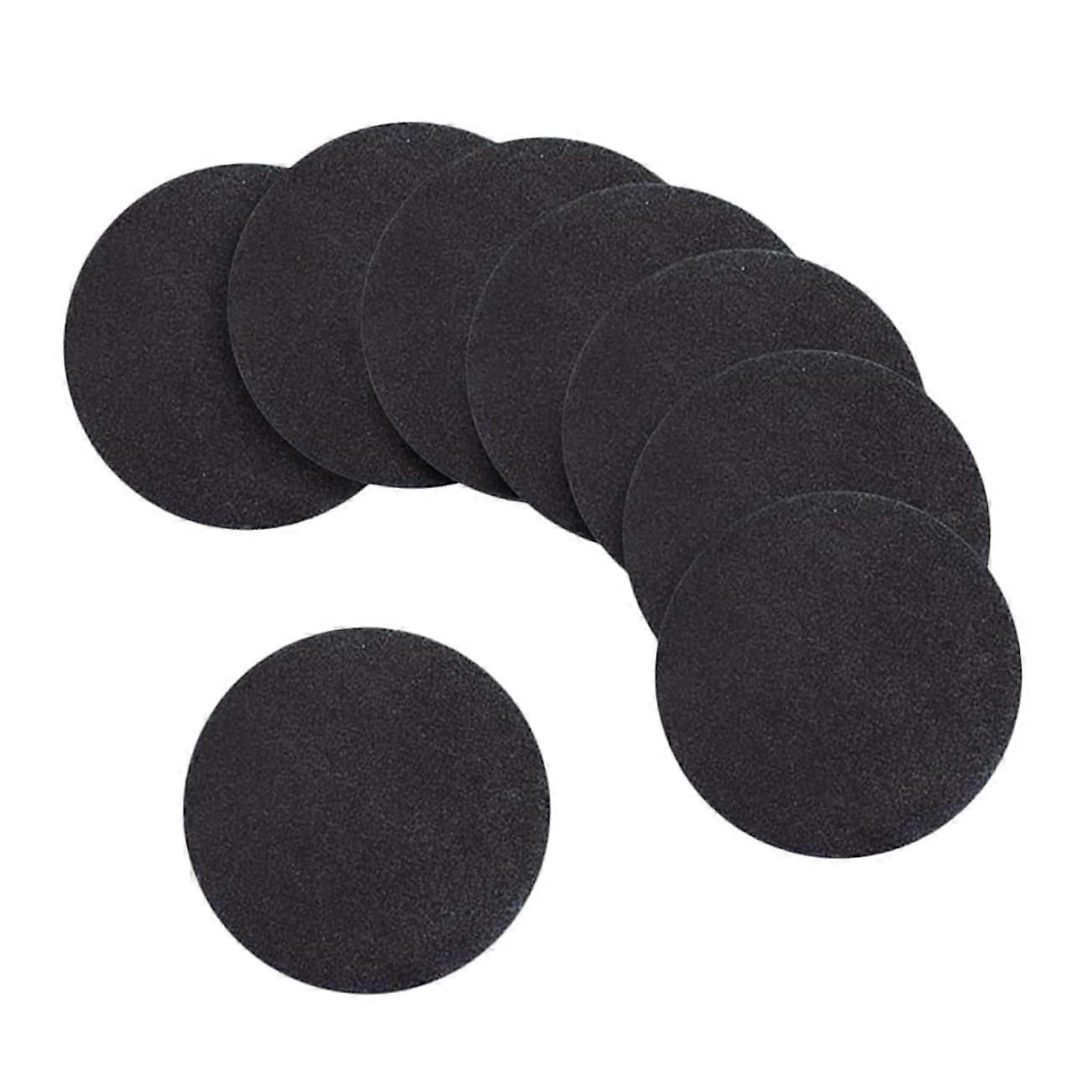 8 Pcs Black Round Drawing Pads Smooth Art Paperboard for Mandala Dot Painting and Sketching