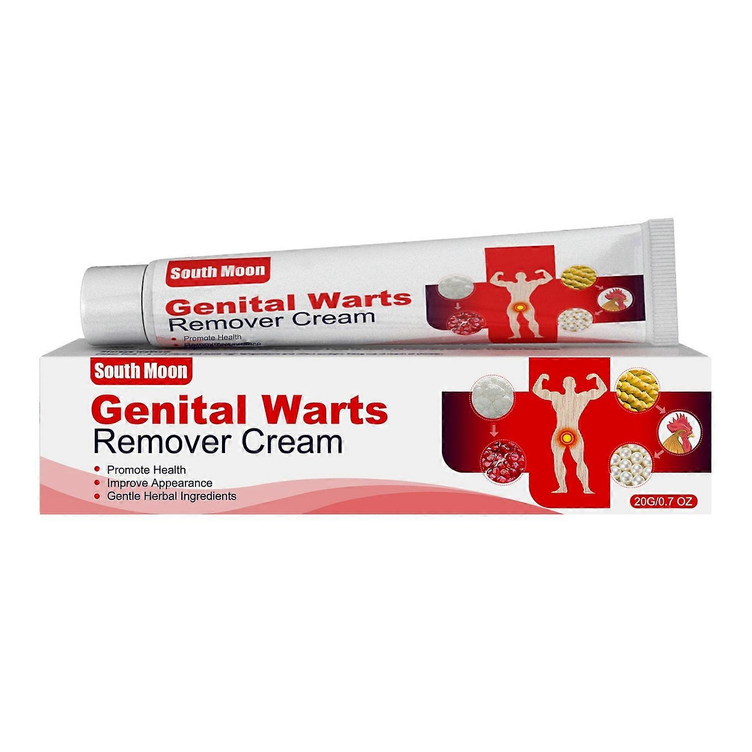 SOUTH MOON yjg112yx01-20g كريم إزالة الثآليل لتنعيم البشرة للثآليل التناسلية وعلامات الجلد ومسامير اليد