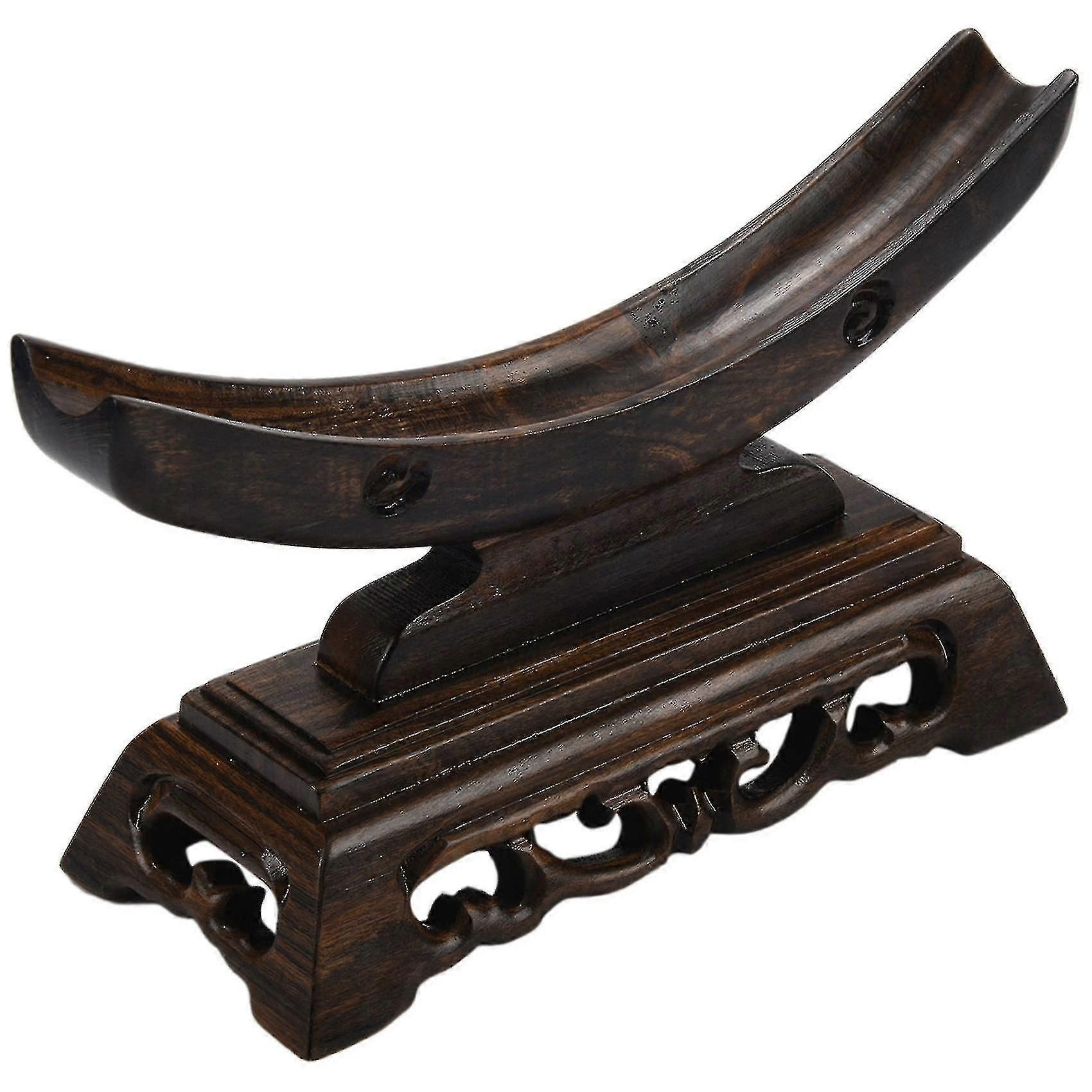 Sword Stand Solid Wood Display Katana Stand Holder Crescent Shape