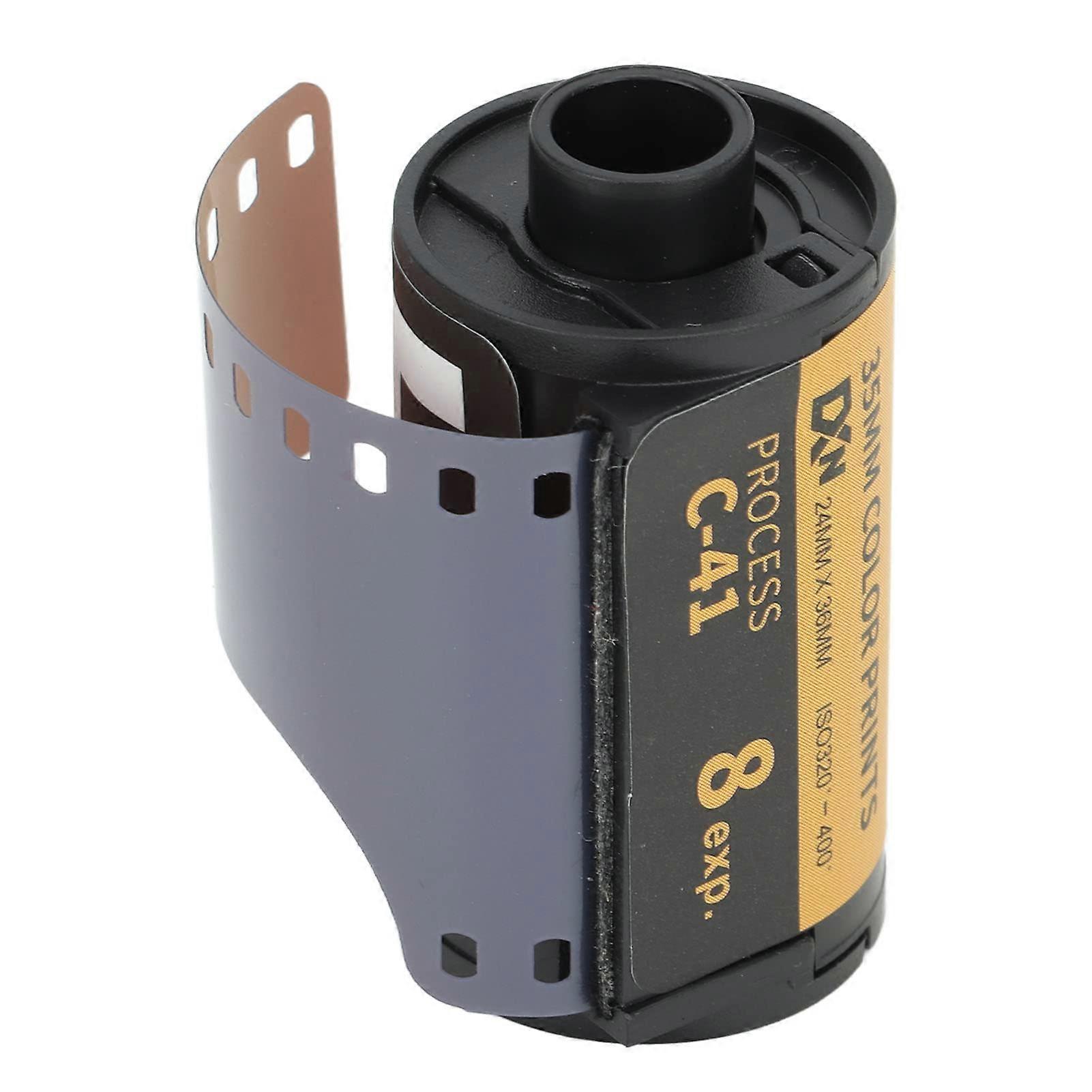35mm Color Negative Film ISO 400 C41 Fine Grain Wide Latitude for 135 Cameras 8 Sheets