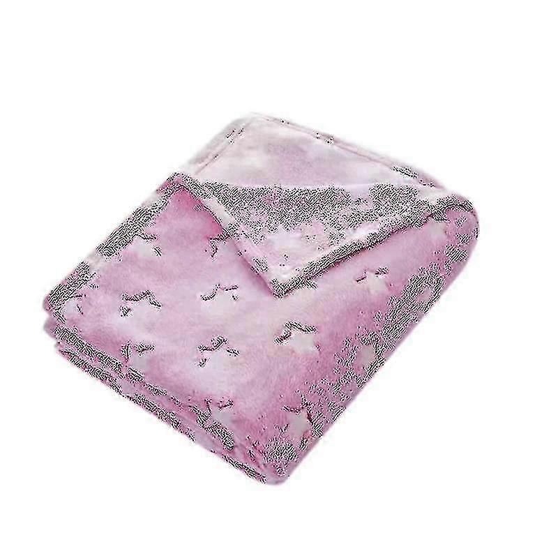 Soft Glow In The Dark Throw Blanket, Plush Warm Blanket for Movie Nights