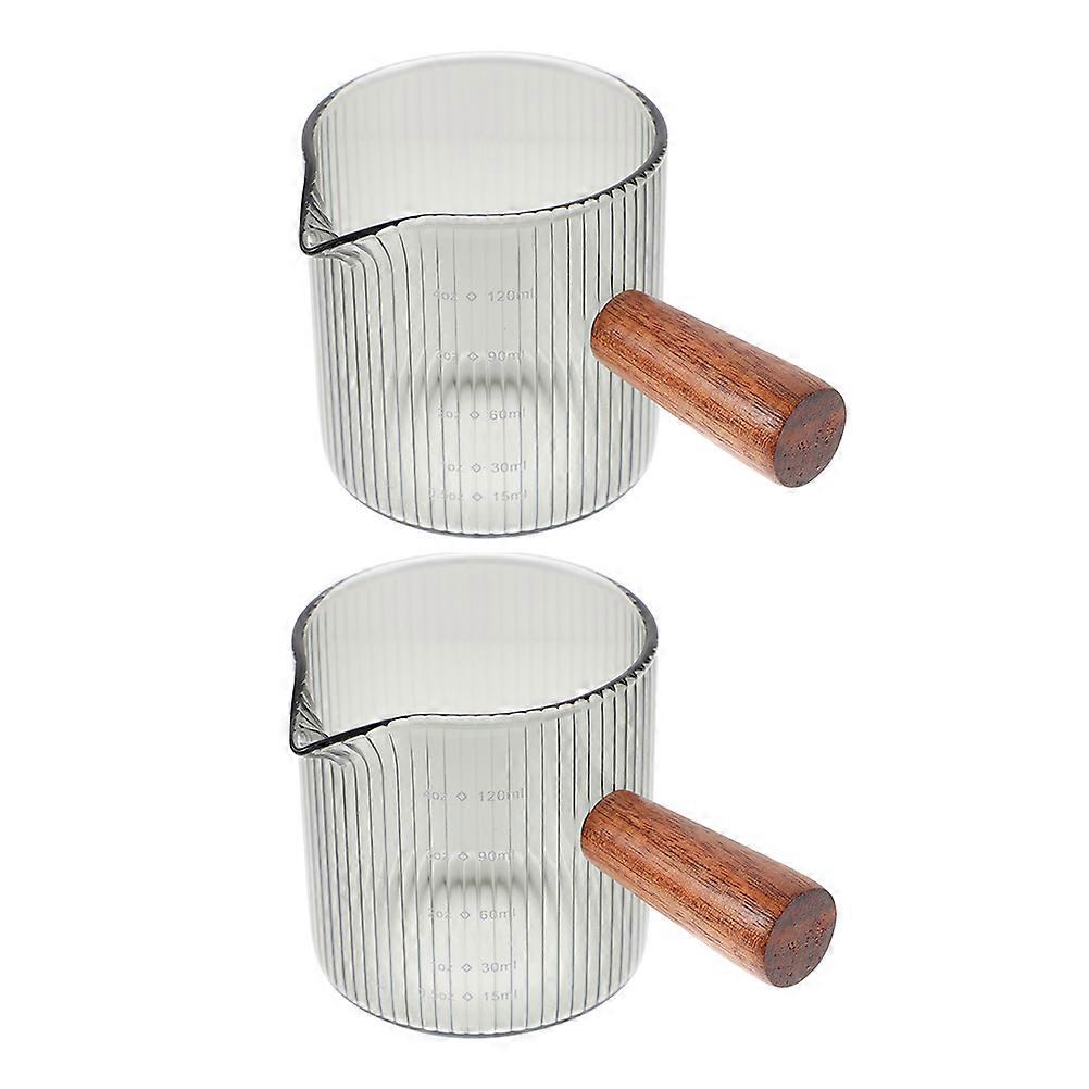 Measuring Cup 2Pcs Multi Color Small Glass Pitcher with Versatile Dispensing for Home Use