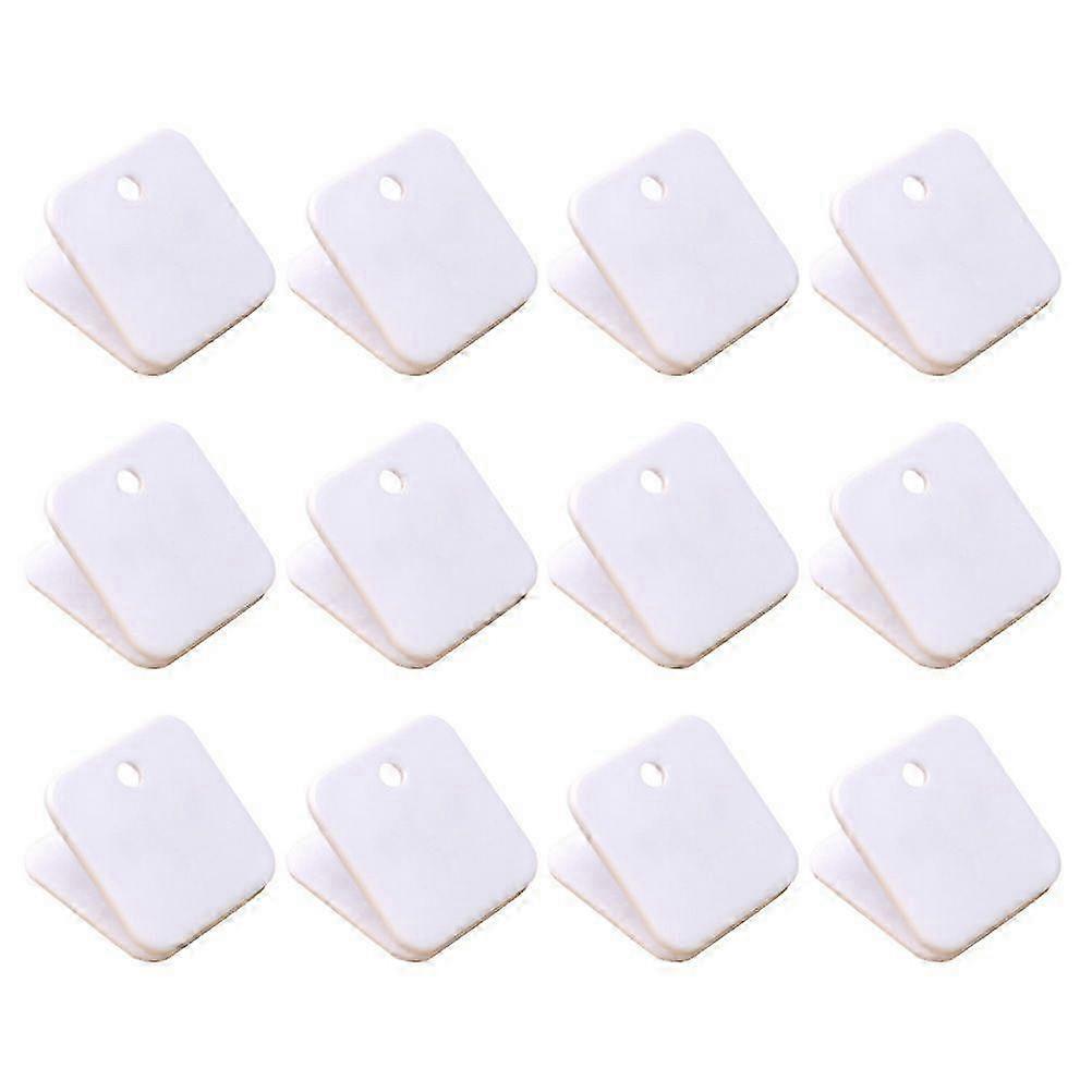 12pcs Document Sorting Clips Plastic Paper Clamps School Office Supplies File Clips