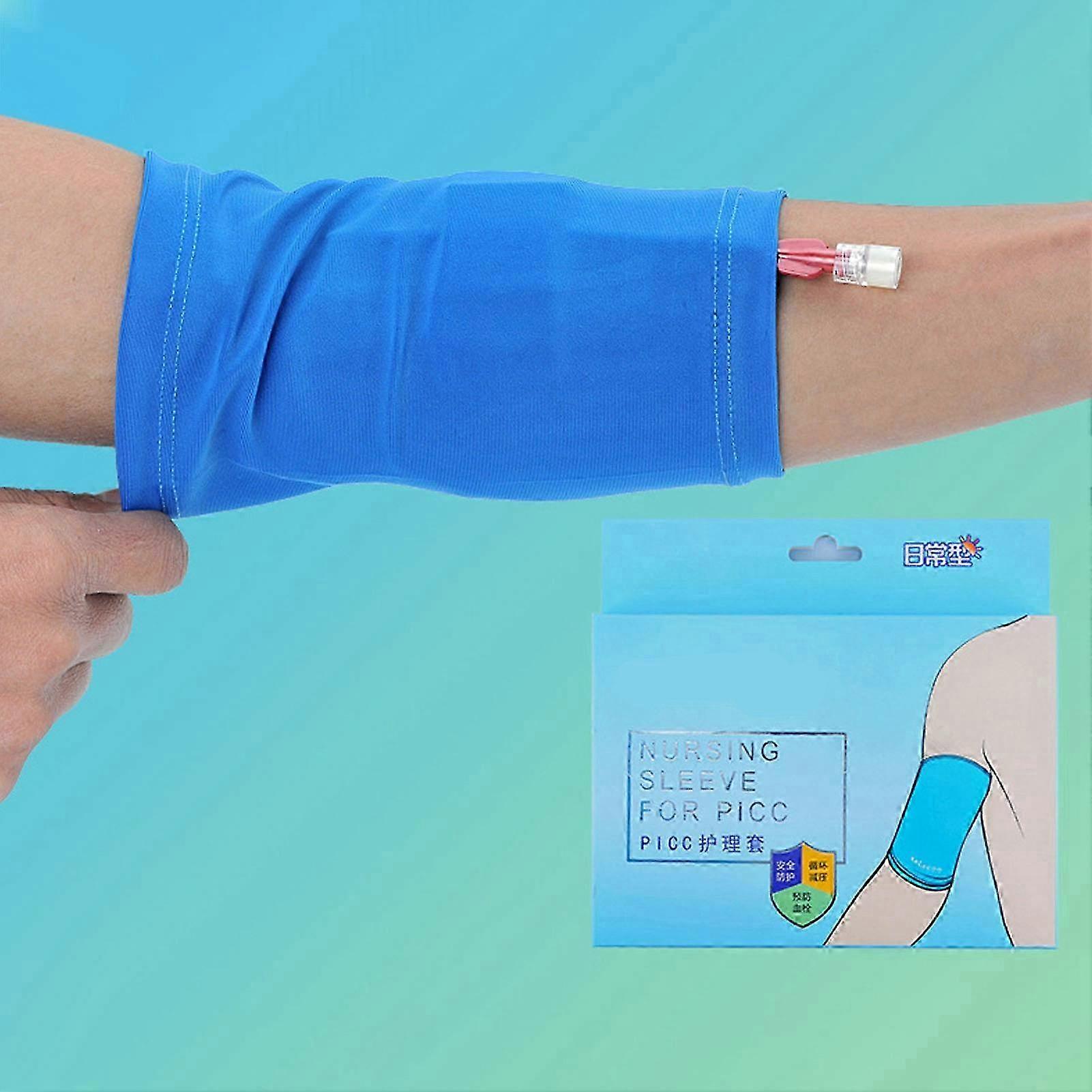 Soft PICC Line Sleeve Thin Breathable Protector Cover for Daily Care M
