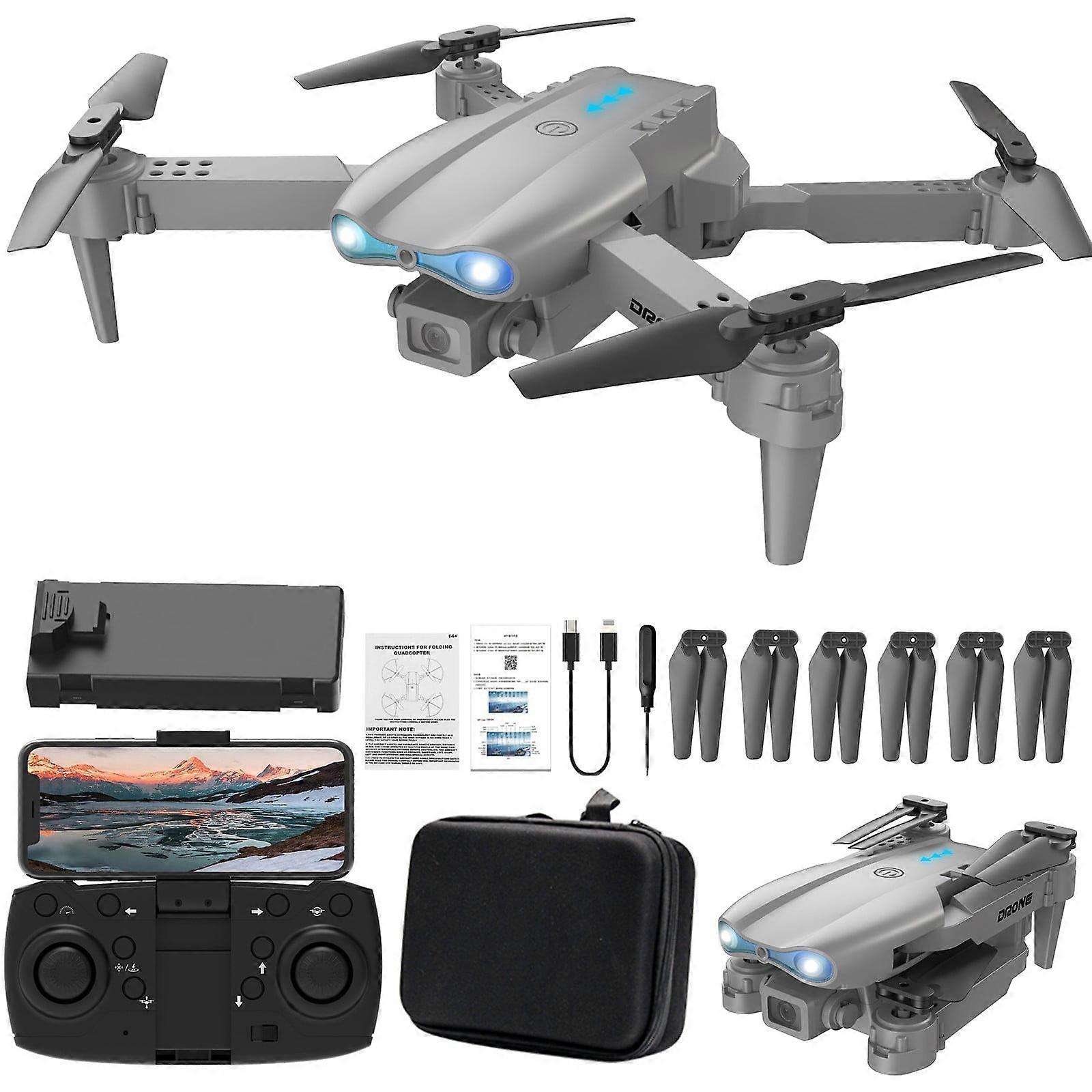 VALSEEL Drone with 1080P HD FPV Camera, Remote Control Toys for Kids, Altitude Hold, Headless Mode, Speed Adjustment Compatible with All Levels