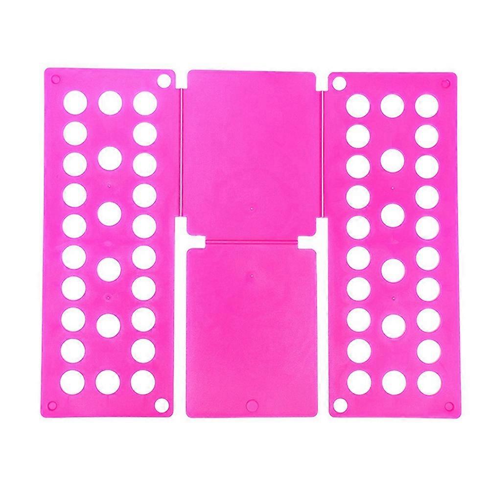Plastic Clothes Folding Board Home Storage Tool Rose Red